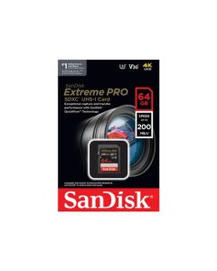 SanDisk Extreme PRO 64GB 200mbps SDXC UHS-I Memory Card 